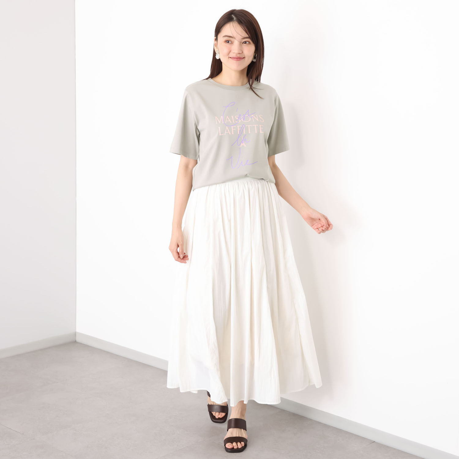 メゾンラフィット はっ水・ＵＶカット デザイングラフィック 半袖Ｔシャツ