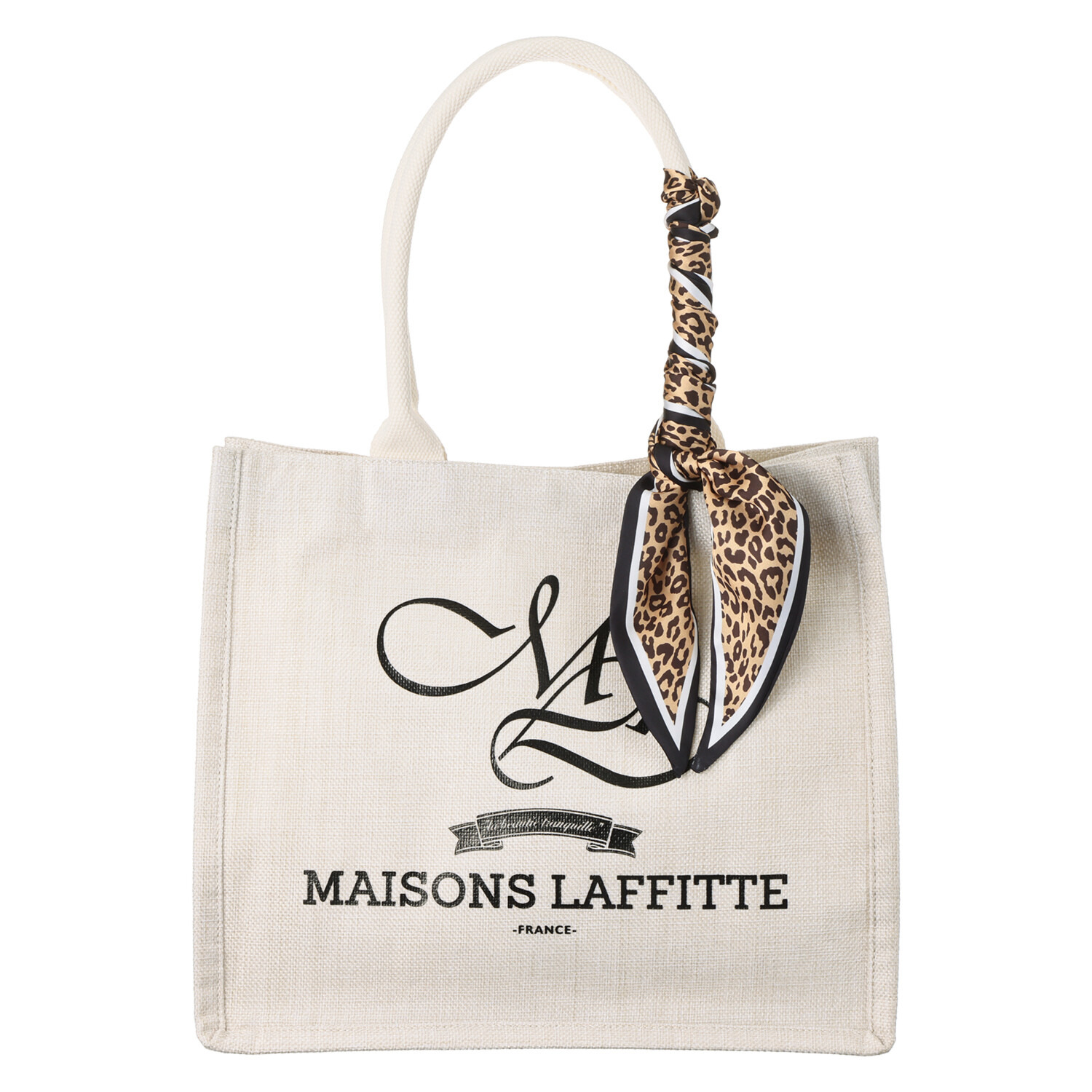 メゾンラフィット スカーフ付 ＭＬモノグラム ロゴトートバッグ