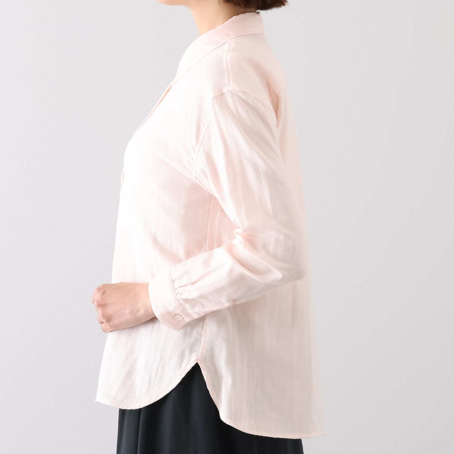 わごろも 綿１００％ 和晒ダブルガーゼ シャツ