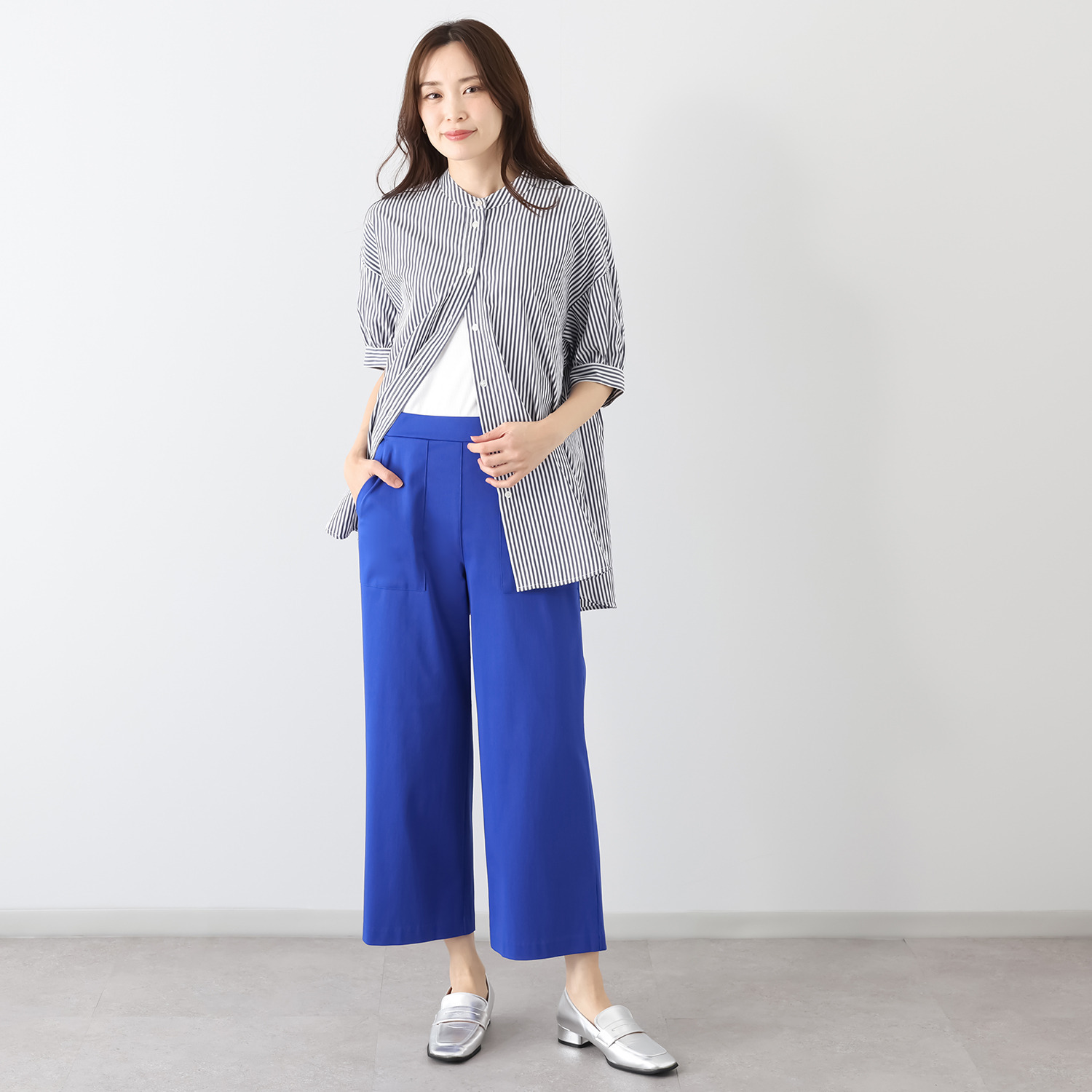 アンダモン ＵＶカット・接触冷感 綿１００％トリコット ベイカーワイドパンツ ＜ユニセックス＞ ２本セット