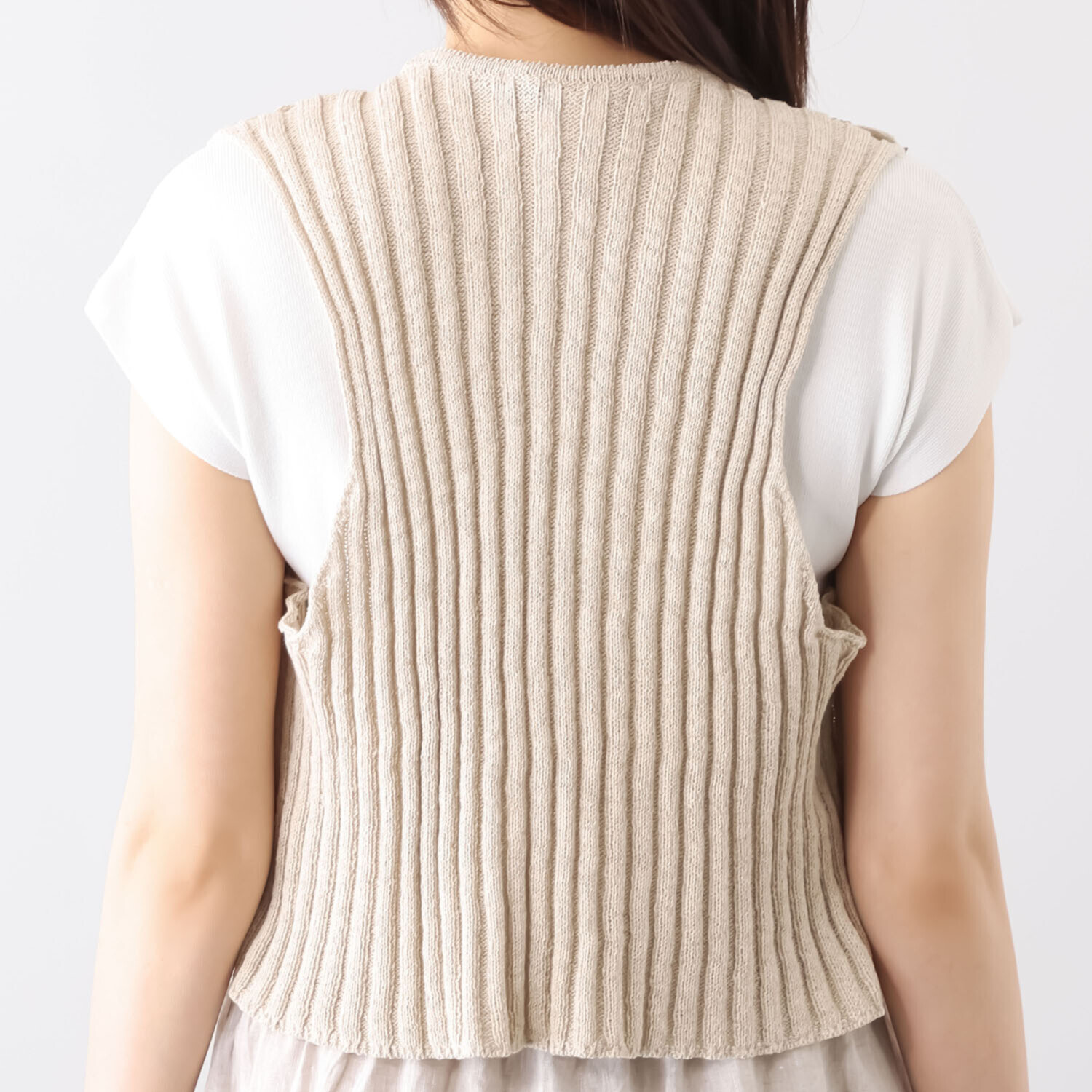 エム　アンド　キョウコ 刺しゅうベスト