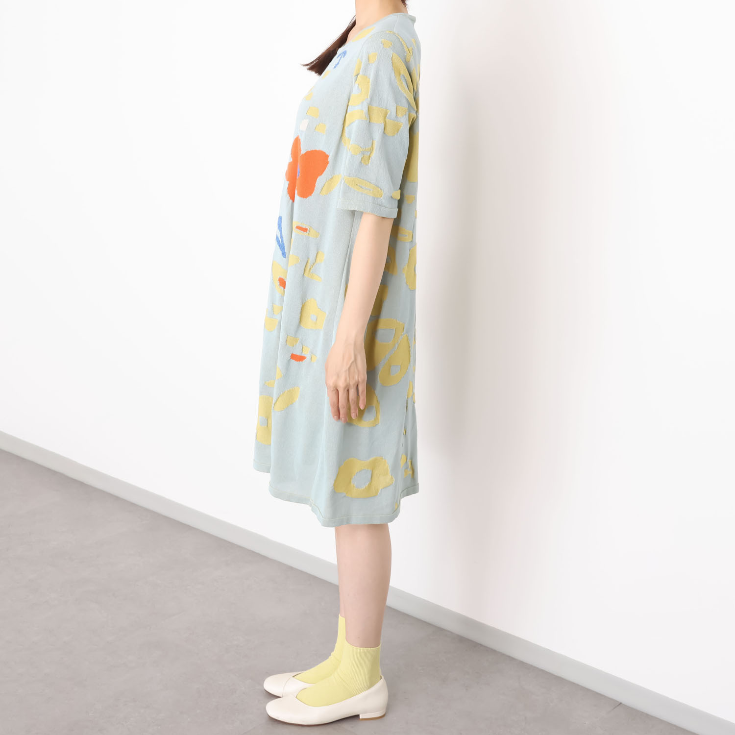 エム　アンド　キョウコ フラワー柄 ワンピース