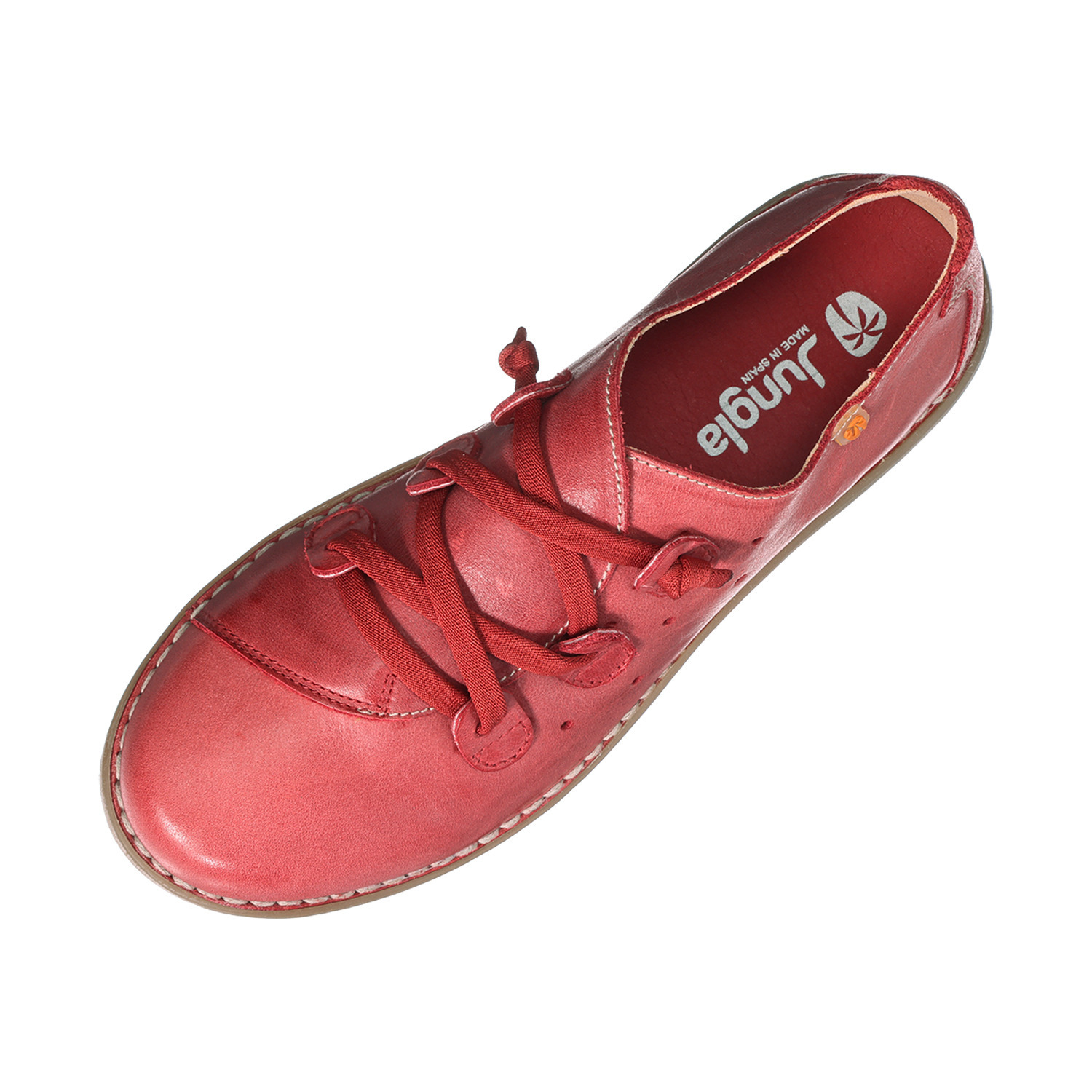 ジャングラ ＜スペイン製＞ 着脱簡単 牛革レースアップシューズ