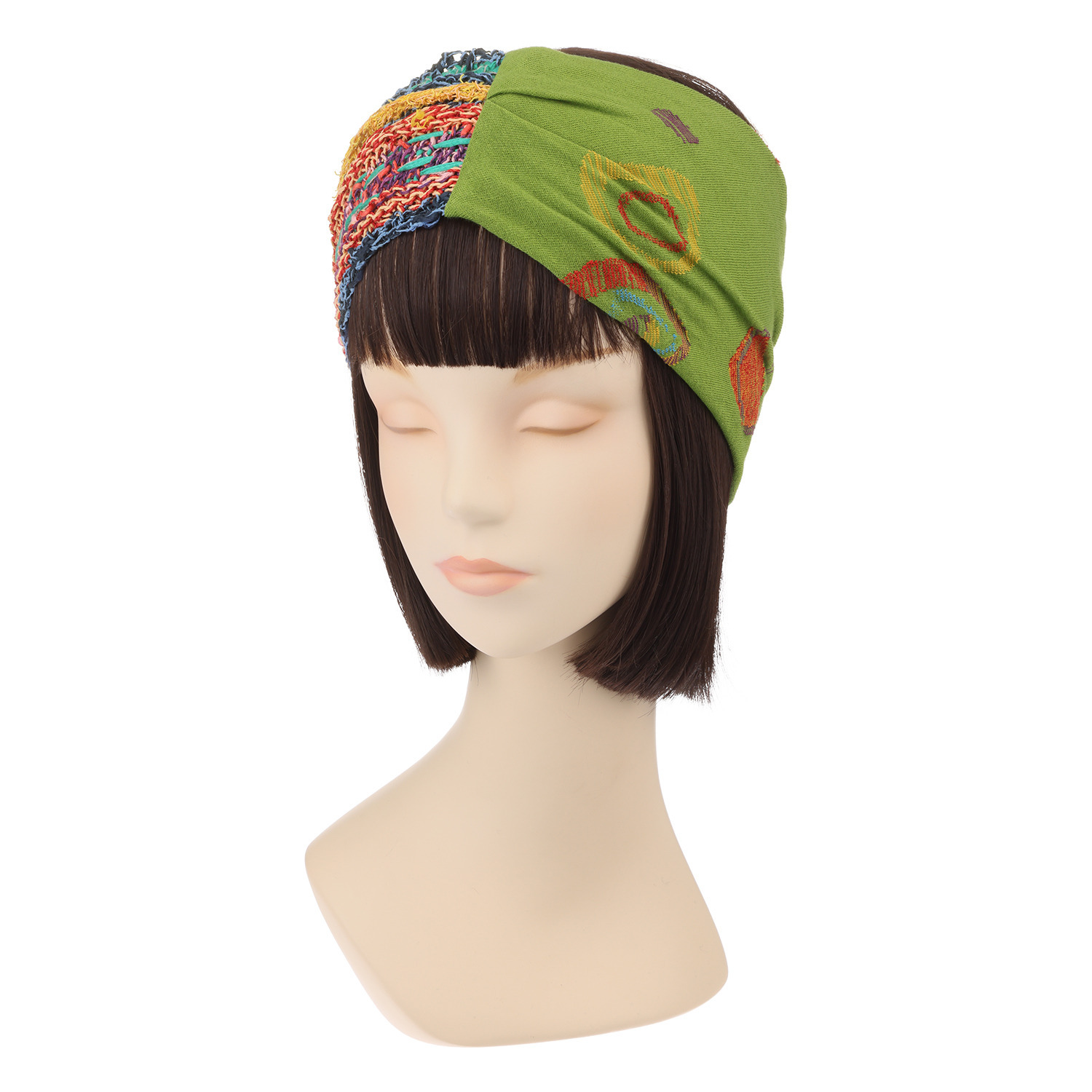 エム　アンド　キョウコ ファンシーブロック切替 ヘアバンド