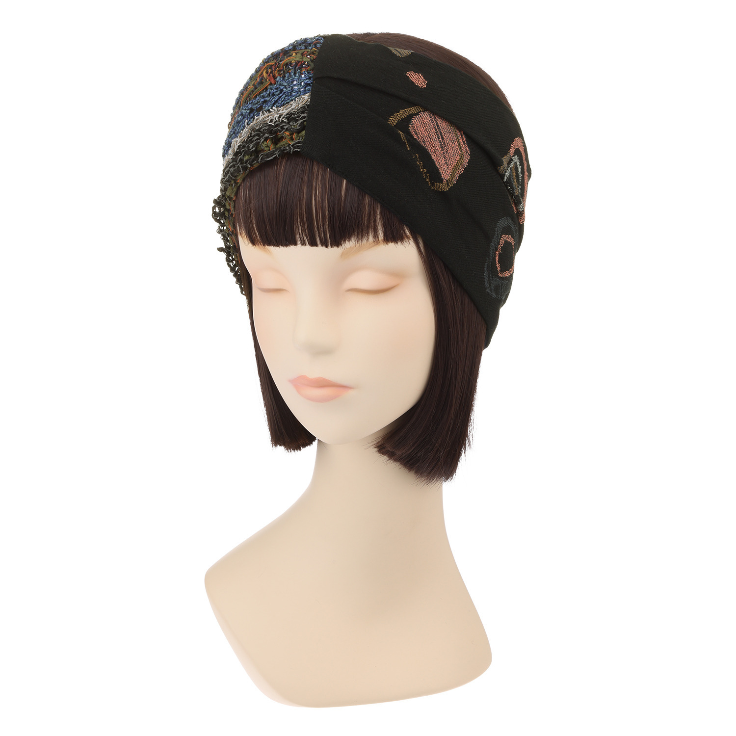 エム　アンド　キョウコ ファンシーブロック切替 ヘアバンド