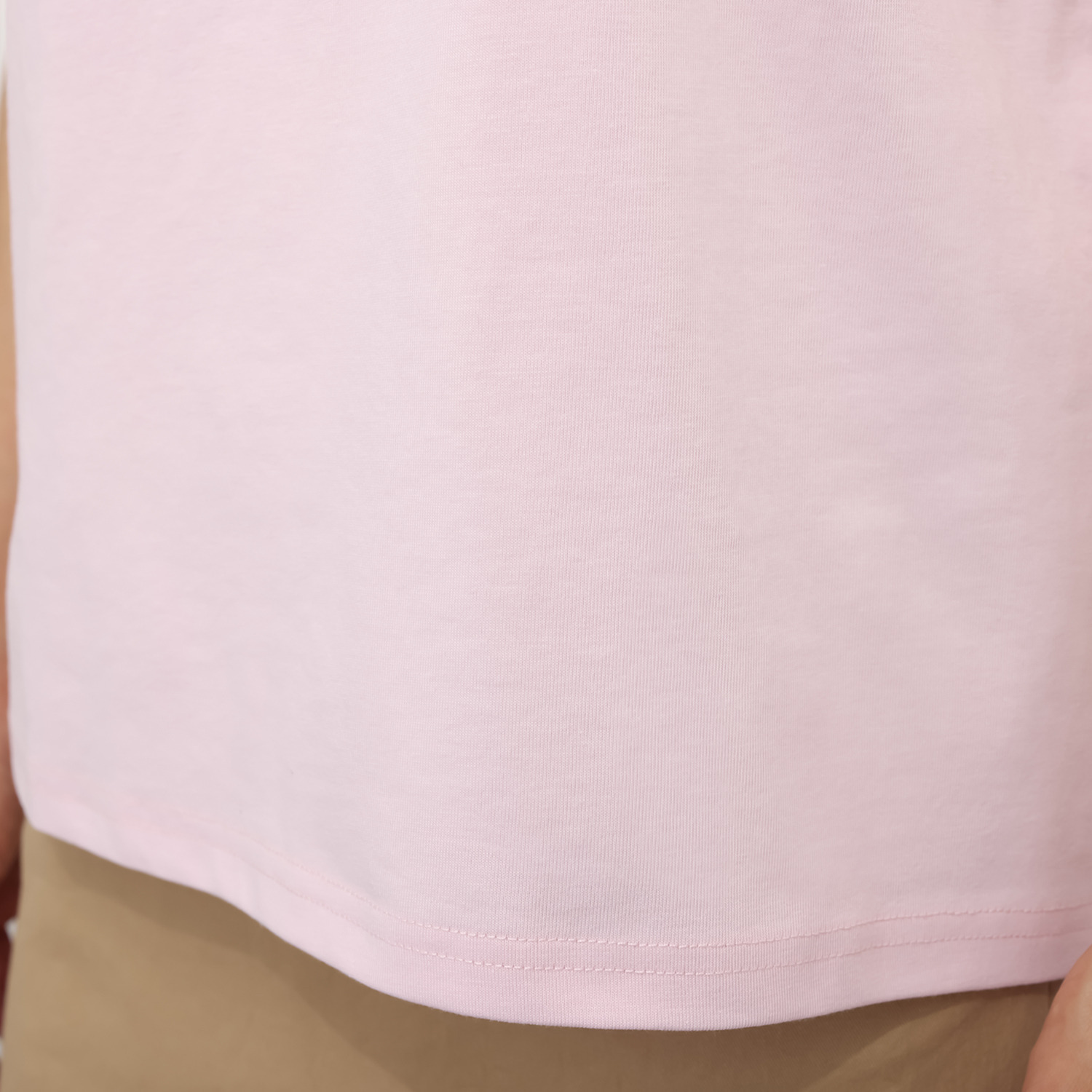 オ・ラバン 夏にうれしい機能素材 背中ワンポイント刺しゅう フレンチスリーブ スカーフ付Ｔシャツ