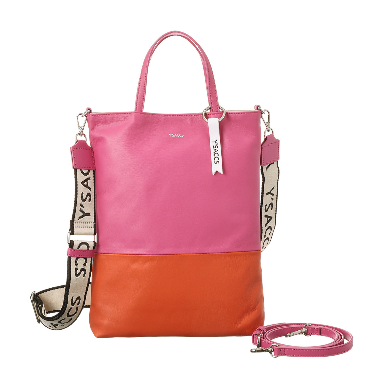 イザック ブランド誕生４０周年 プレミアムモデル シープレザー ダブルストラップ スマートトートバッグ