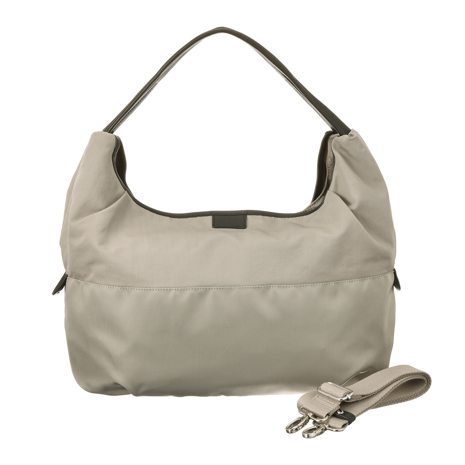 イザック ブランド誕生４０周年 復刻モデル はっ水 ワッシャーナイロンコンビ ２ウェイ ラウンドトートバッグ