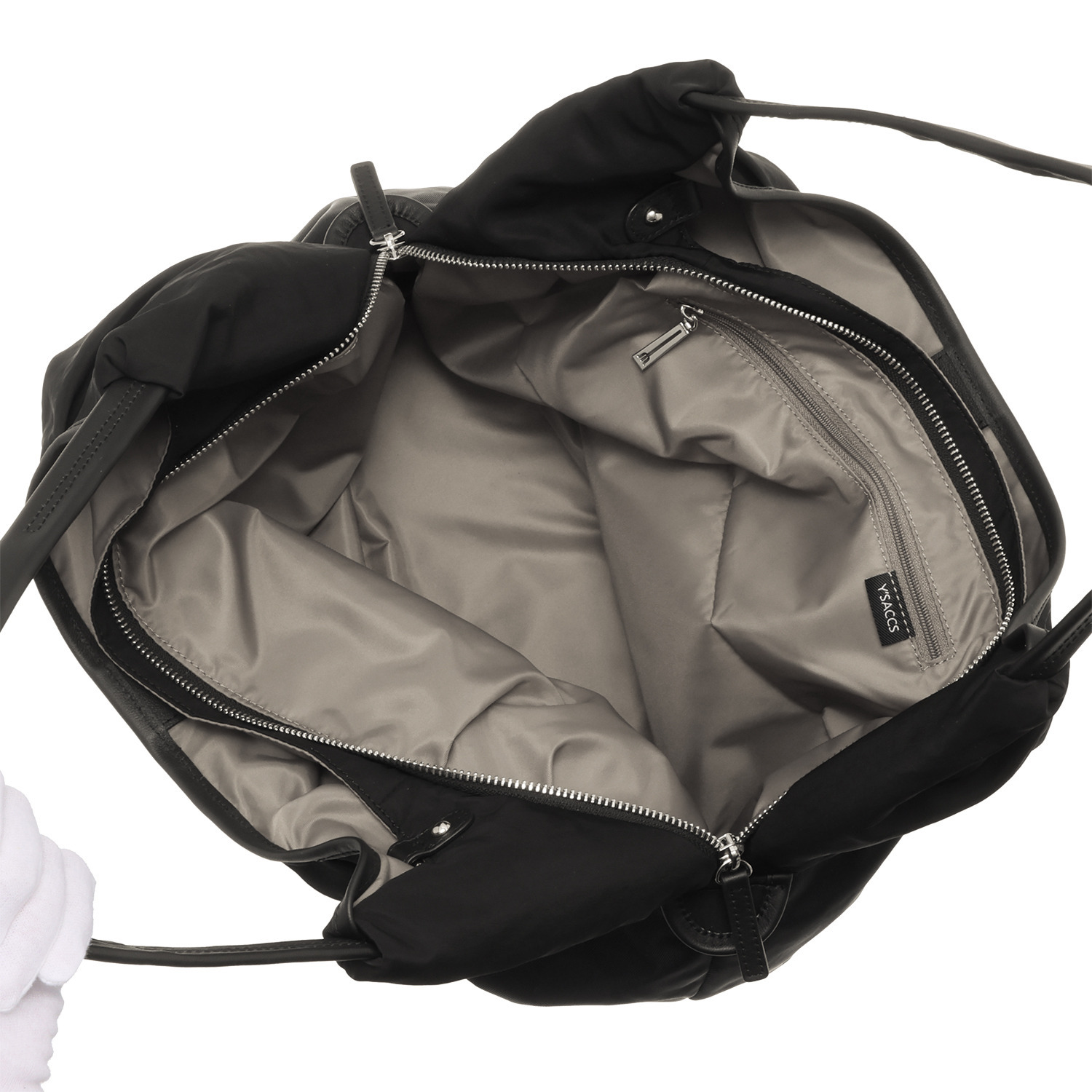 イザック ブランド誕生４０周年 復刻モデル はっ水 ワッシャーナイロンコンビ ２ウェイ ラウンドトートバッグ