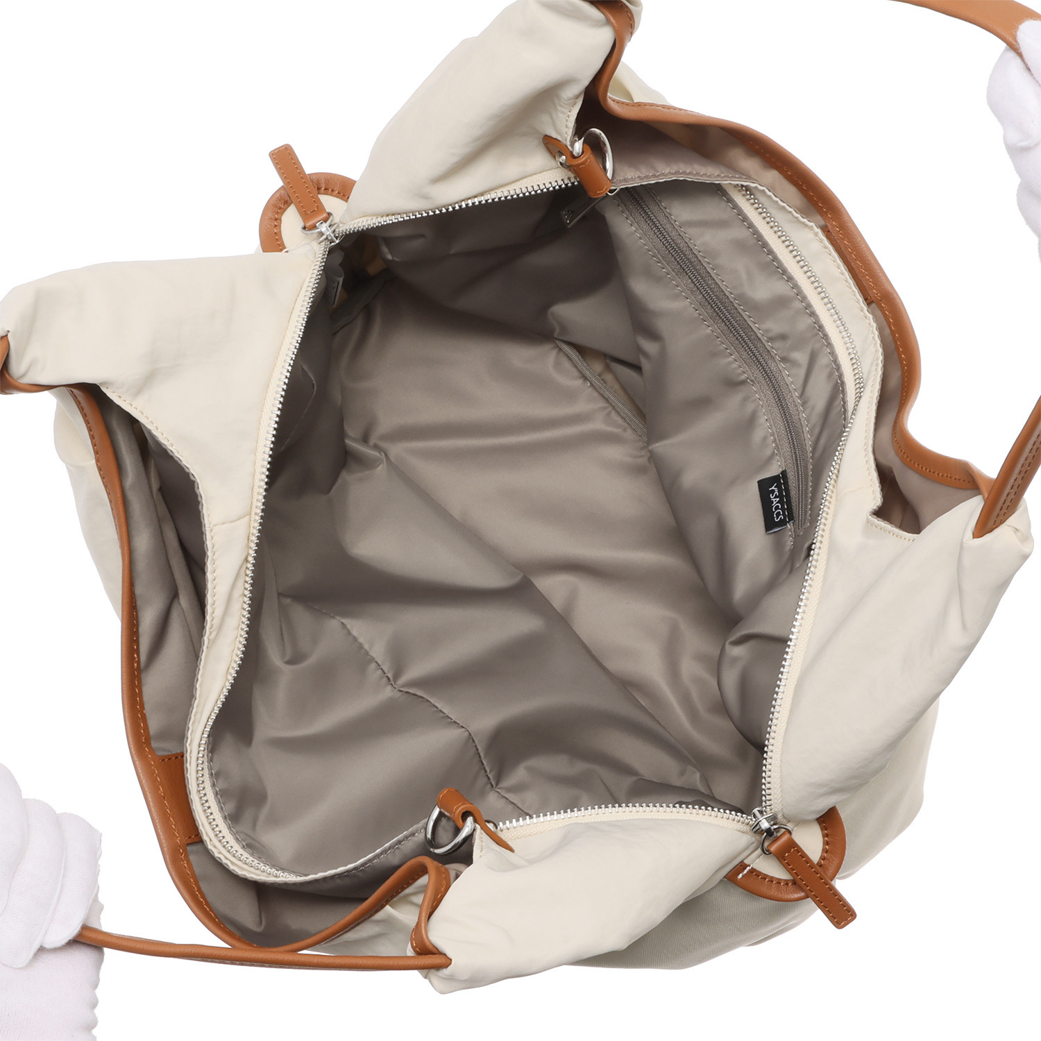 イザック ブランド誕生４０周年 復刻モデル はっ水 ワッシャーナイロンコンビ ２ウェイ ラウンドトートバッグ