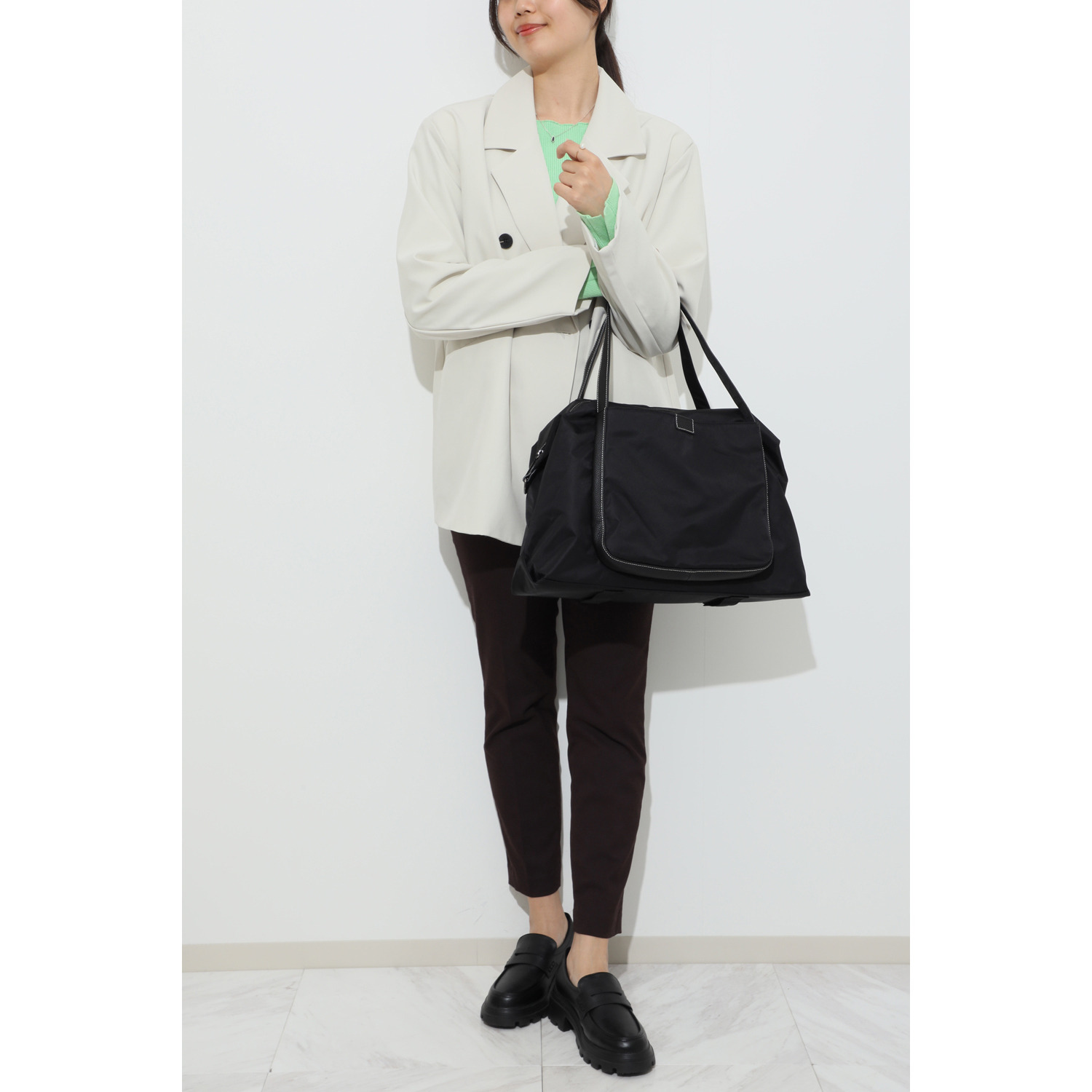 イザック ブランド誕生４０周年 復刻モデル はっ水ナイロン ビッグポケット ２ウェイボストンバッグ