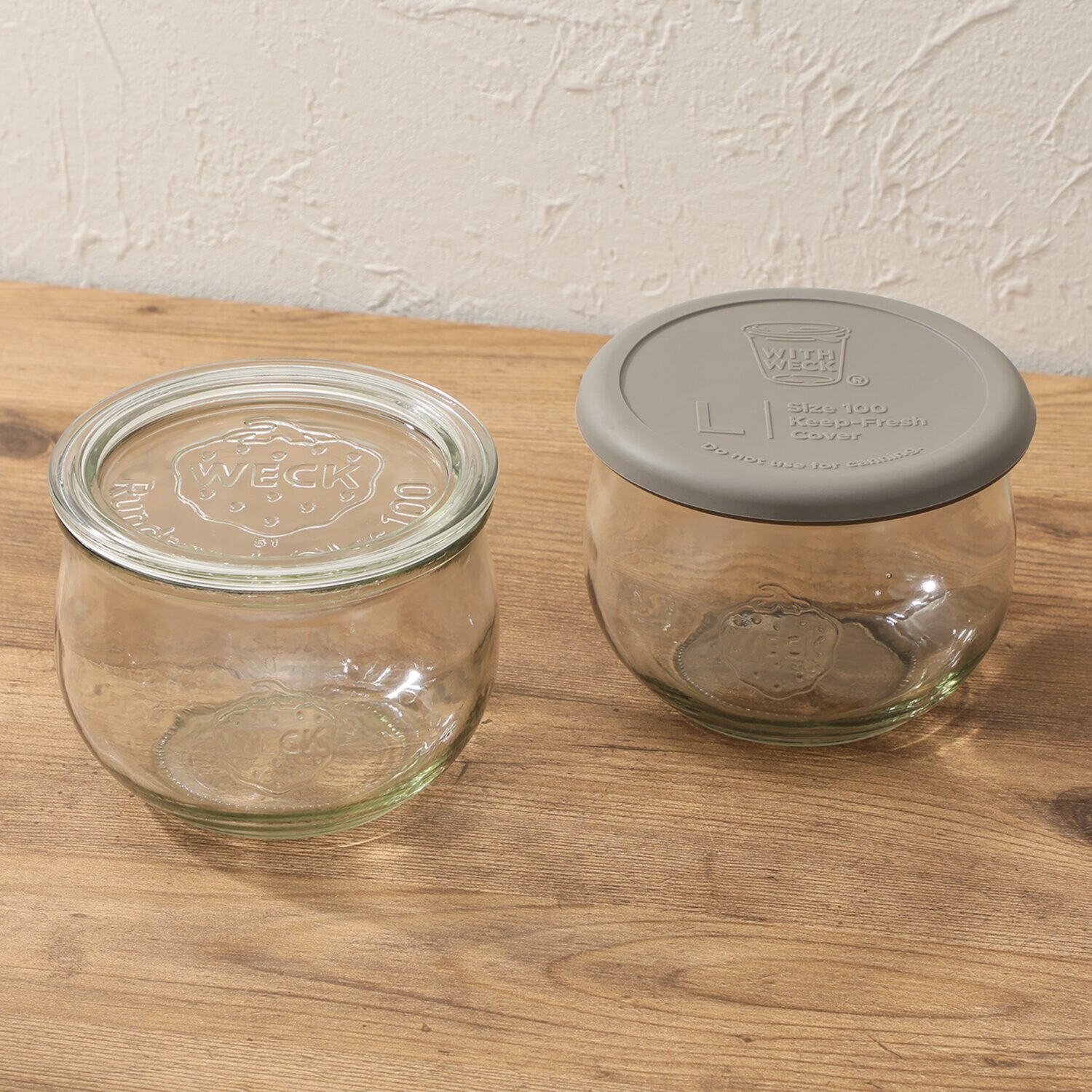 創業１９００年！ １００年以上愛される ドイツ製ガラス保存容器 ＷＥＣＫ ガラスキャニスター ＴＵＬＩＰ５００ｍｌ ２個セット