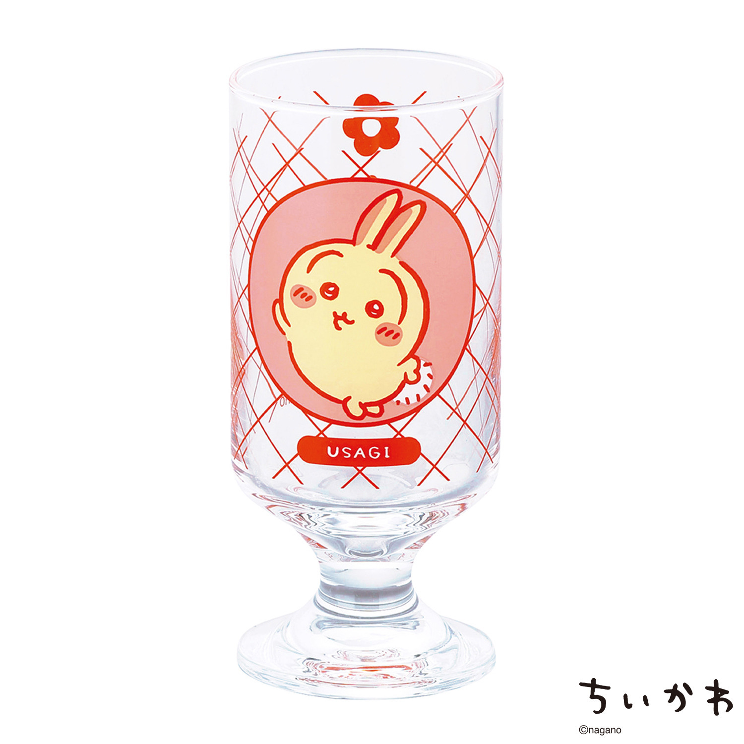ちいかわ 台付ソーダグラス 日本製