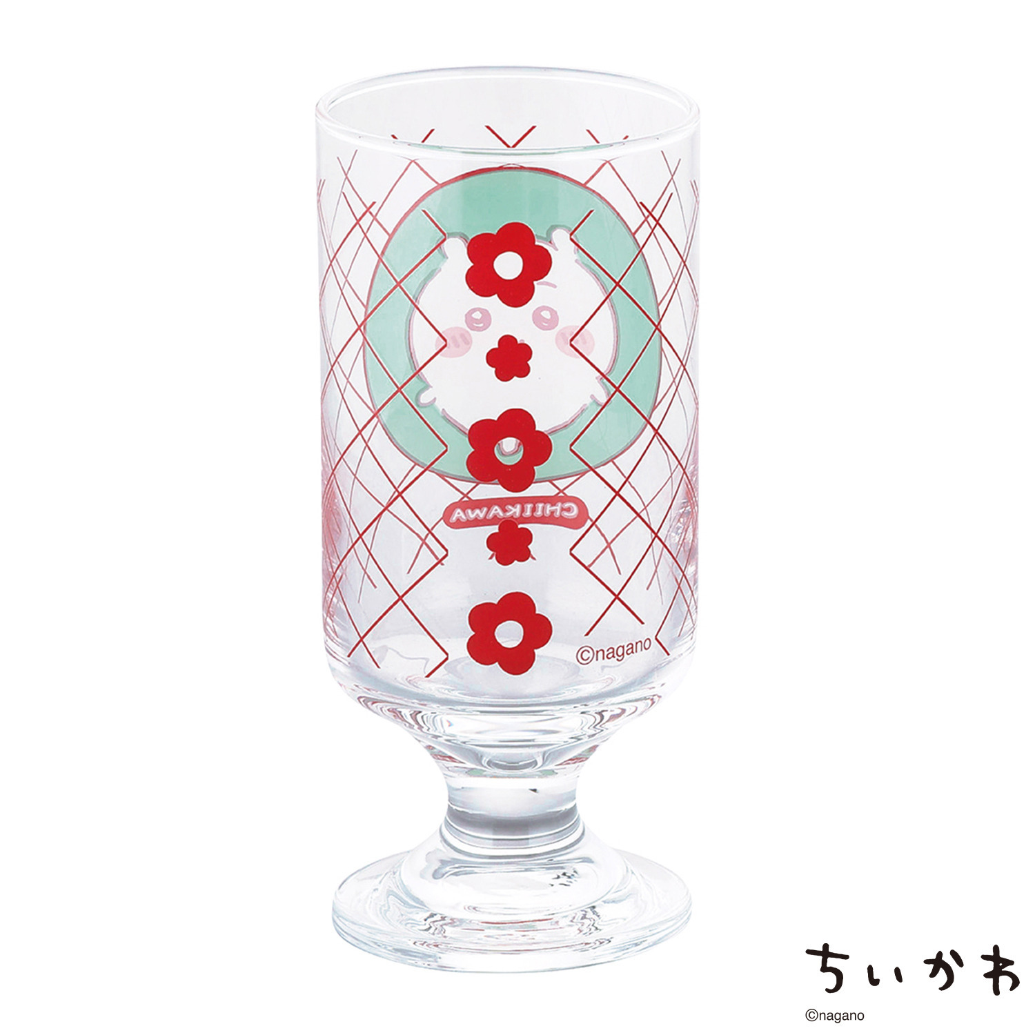 ちいかわ 台付ソーダグラス 日本製