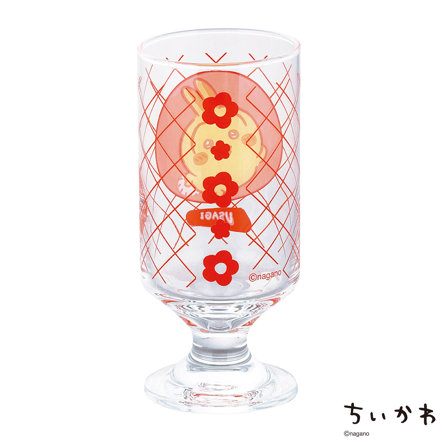 ちいかわ 台付ソーダグラス 日本製