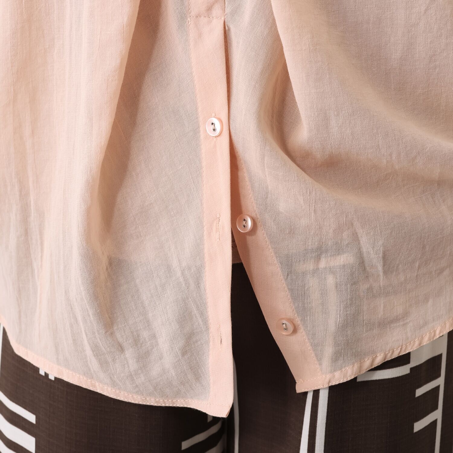 スタイル・ラヴィー コットンシフォン バックデザイン ブラウス