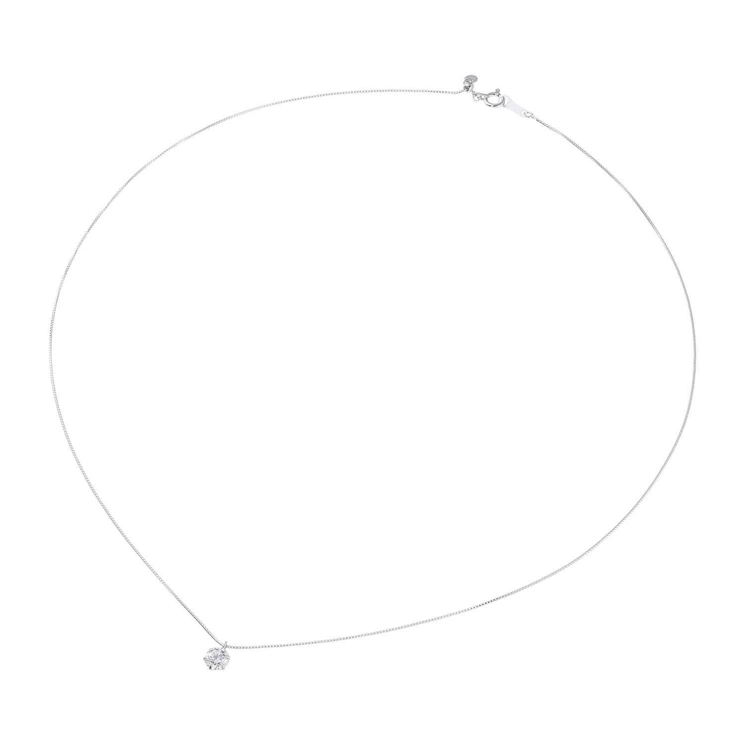 フロムアントワープ プラチナ９５０＆８５０ ０．５カラットＵＰ トリプルエクセレント ダイヤモンド ソリティアネックレス ＜ＧＩＡ鑑定書付＞