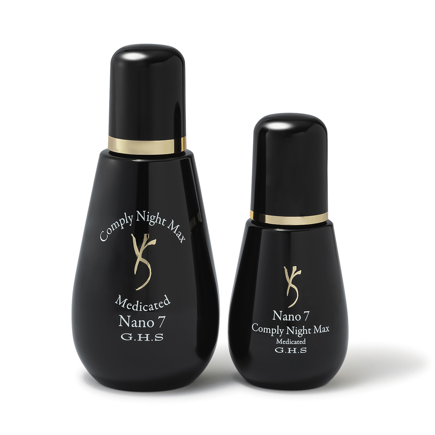 ジーエイチエス Ｗの有効成分配合！ ナノ　７ コンプリーナイトマックス （Ｈ薬用育毛ローション） ３本分 コンパクトミラー付セット