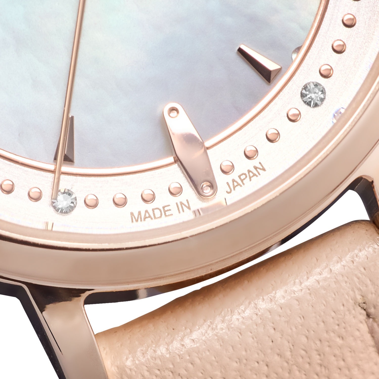 エンジェルハート サクラタイム ビジュウ ラウンドフェイス ソーラーウォッチ ＜ピンクゴールドカラー＞