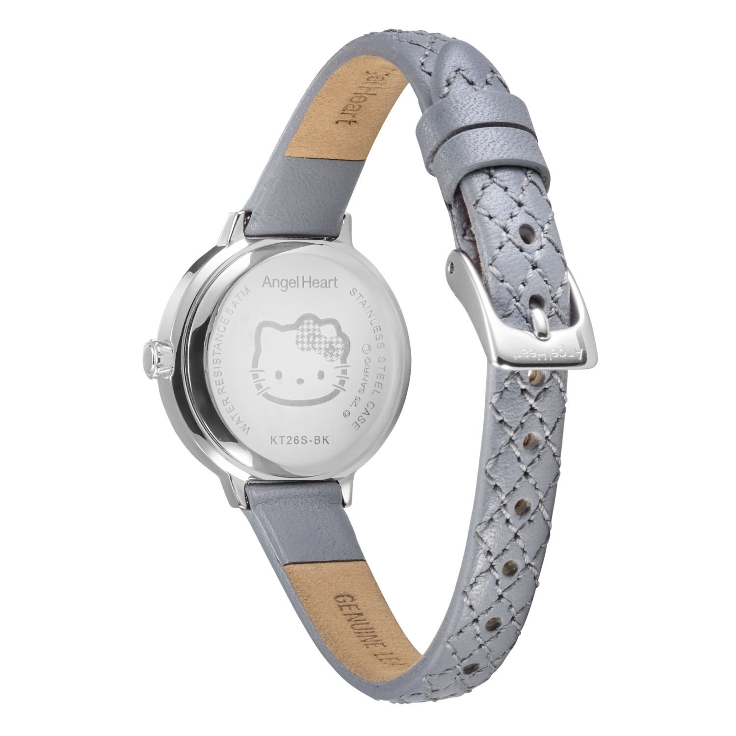 エンジェルハート ハローキティコラボ ビジュウ ラウンドフェイス レザーベルト ウォッチ