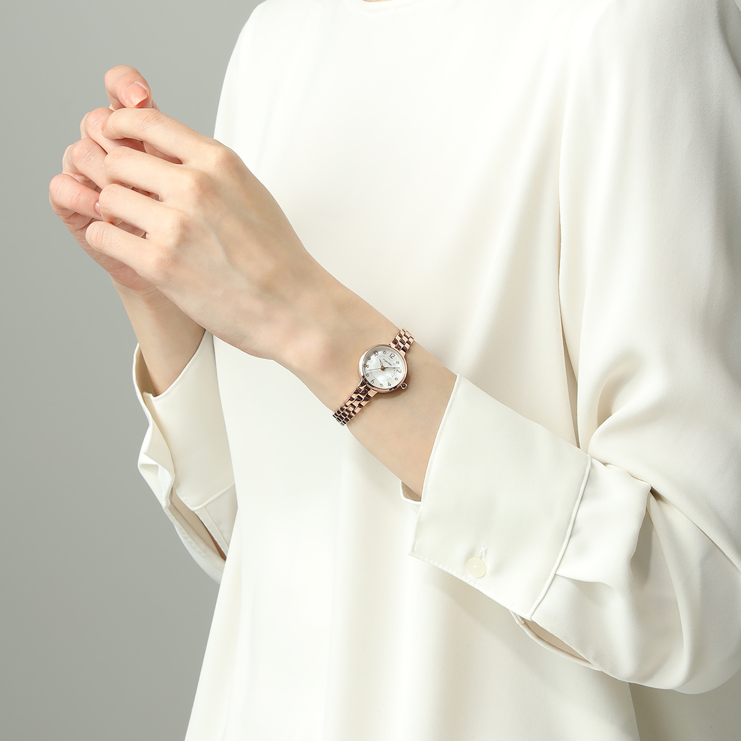 エンジェルハート トゥインクルハート ビジュウ ラウンドフェイス ウォッチ ＜ピンクゴールドカラー＞