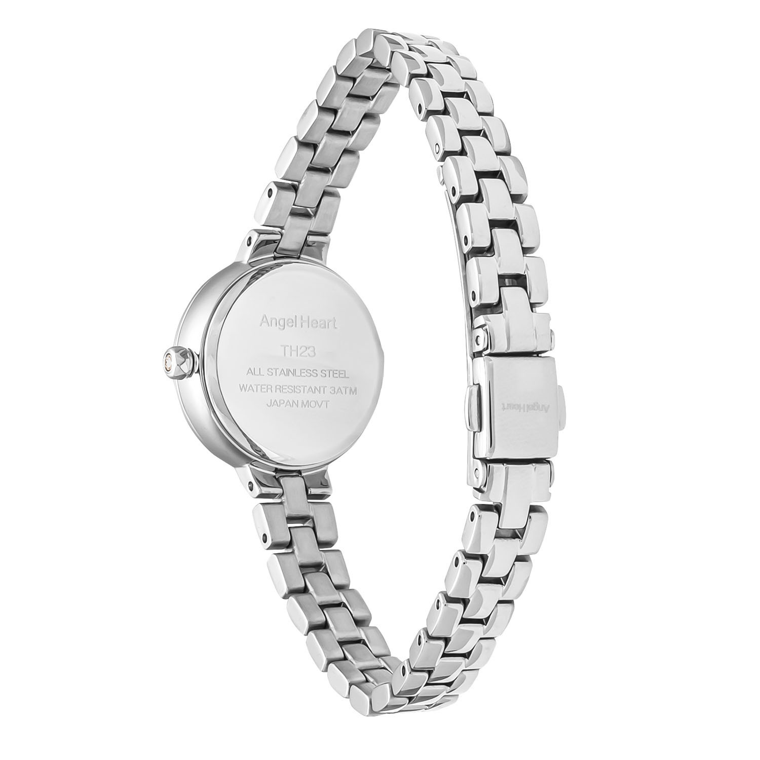 エンジェルハート トゥインクルハート ビジュウ ラウンドフェイス ウォッチ ＜シルバーカラー＞