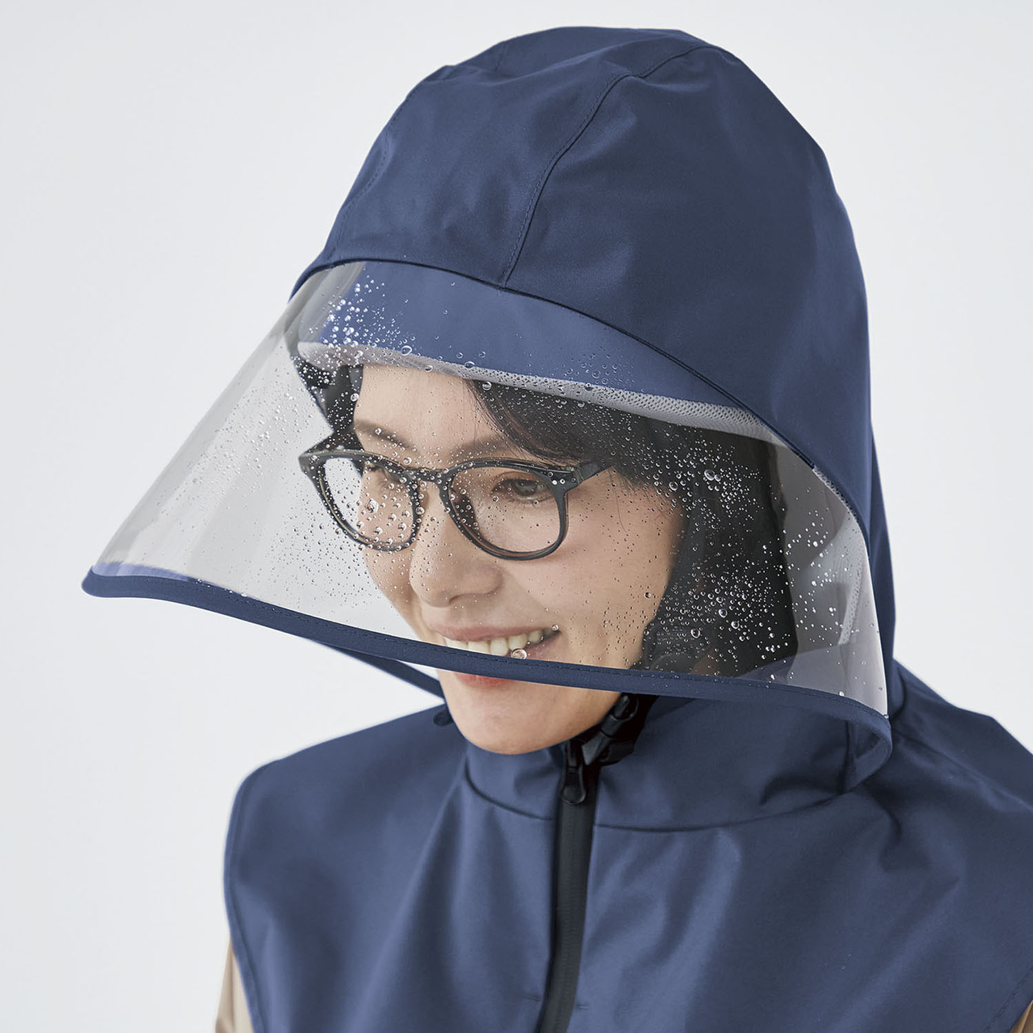 おしゃヘル専用 着せ替え用帽子 ＜レインケープ＞