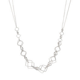 プラクア プラチナ８５０ スクエアモティーフ ネックレス