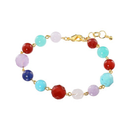 シマ・リリアーナ マルチジェム カラフルブレスレット