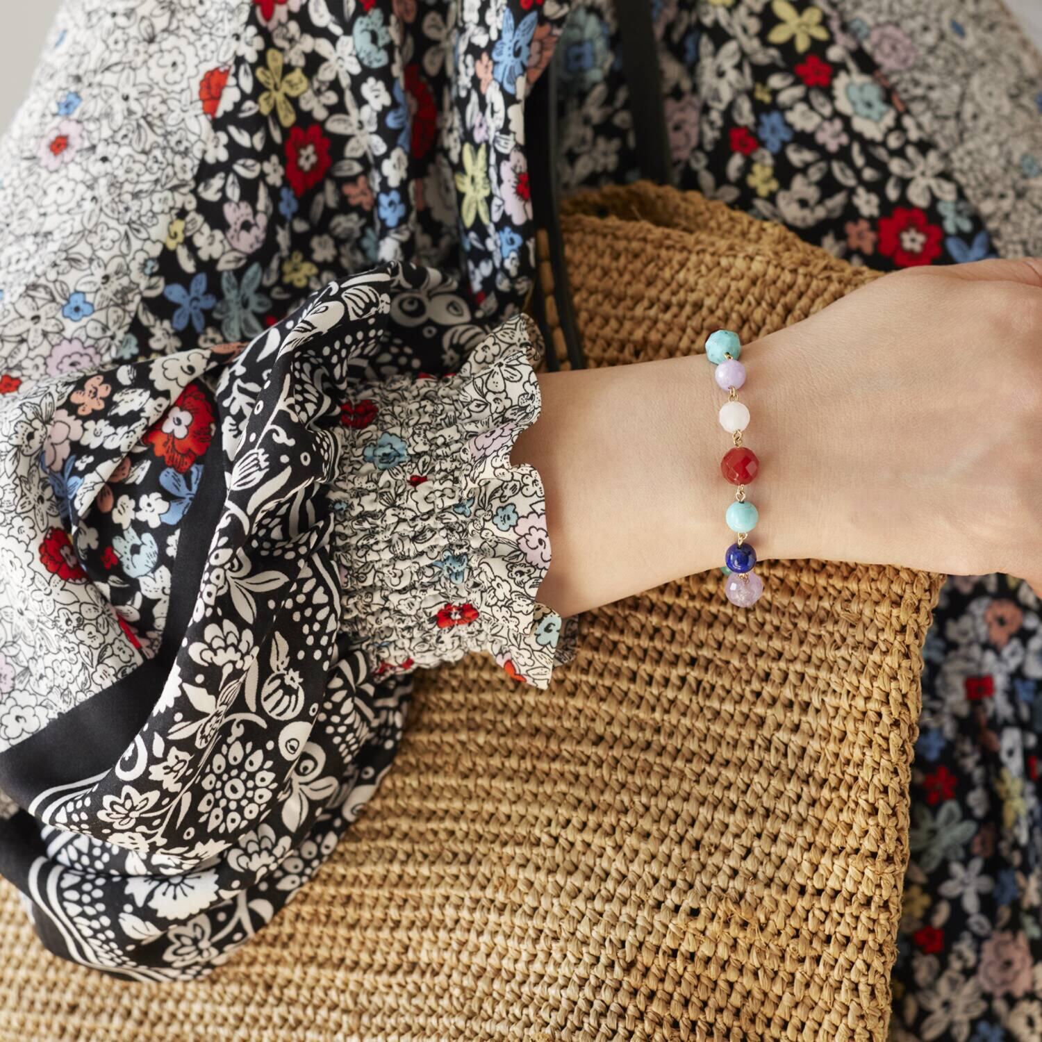 シマ・リリアーナ マルチジェム カラフルブレスレット