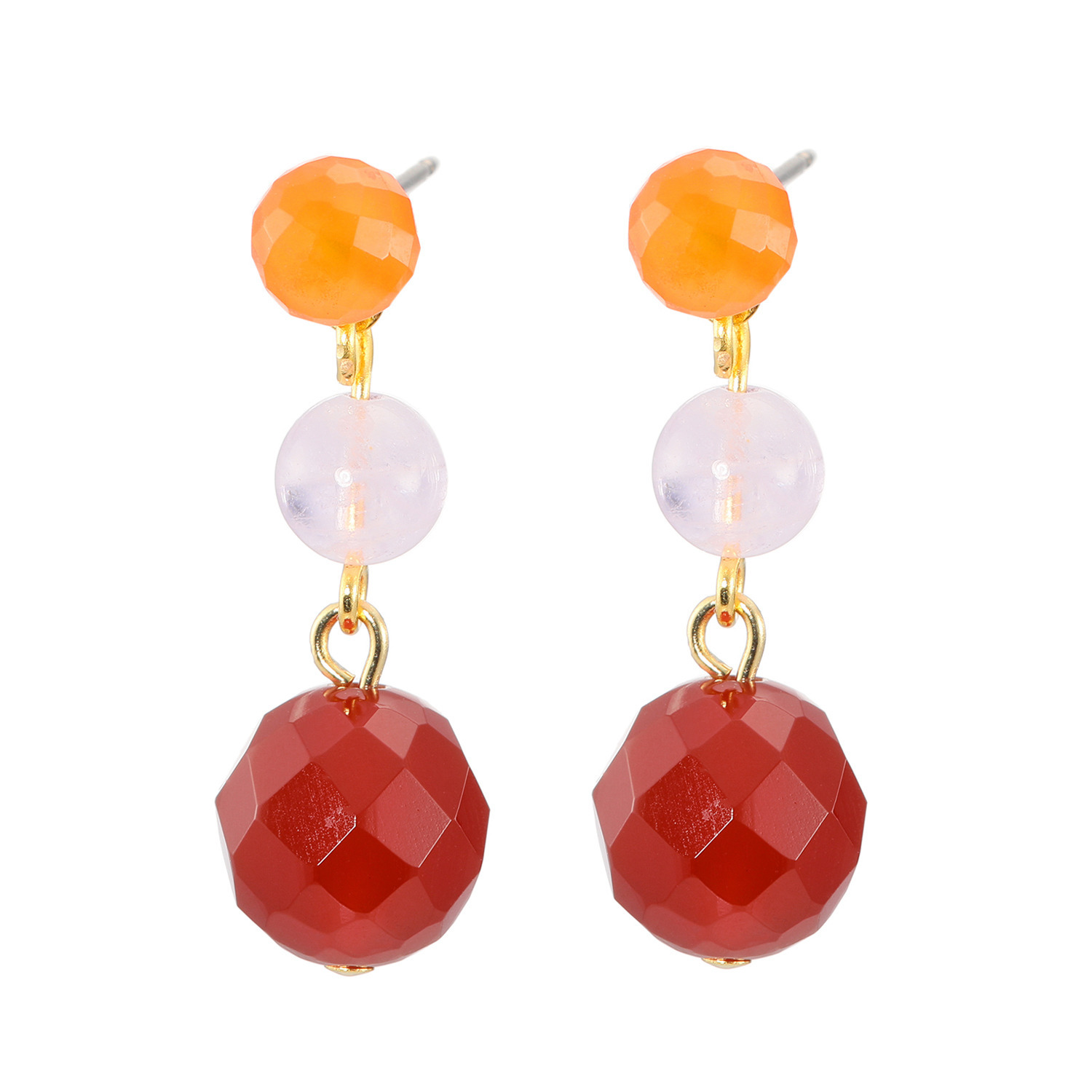 シマ・リリアーナ マルチジェム カラフル イヤリング／ピアス