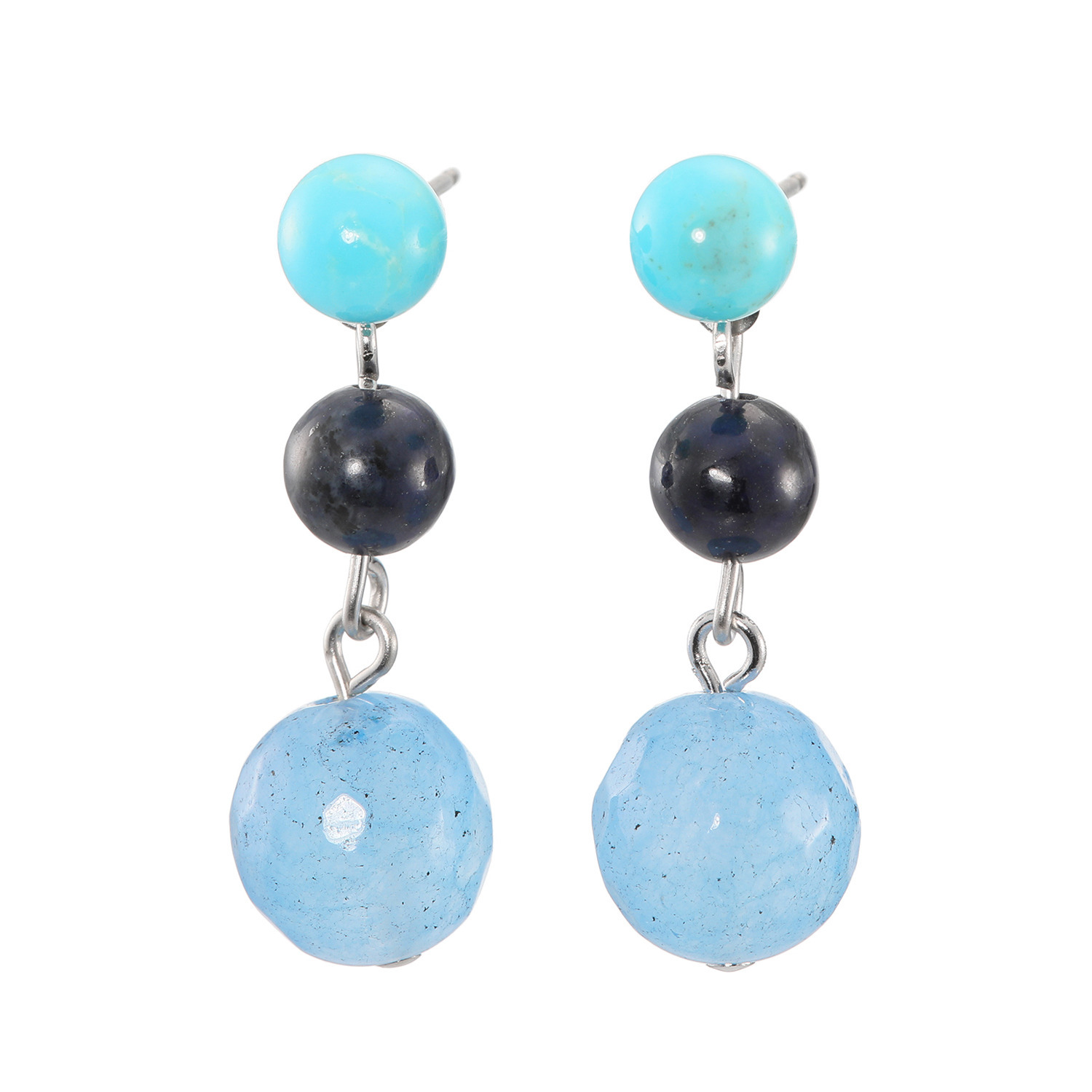 シマ・リリアーナ マルチジェム カラフル イヤリング／ピアス