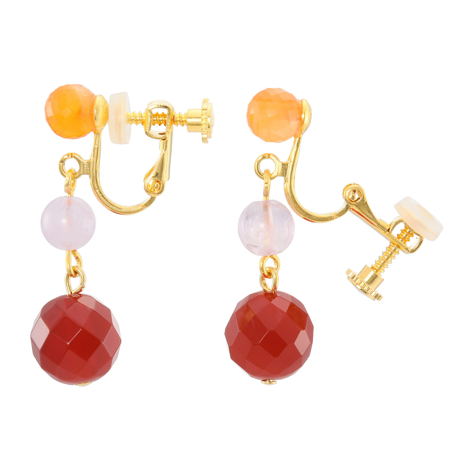 シマ・リリアーナ マルチジェム カラフル イヤリング／ピアス