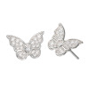 ブリランテステッラ シルバー ＣＺ バタフライパスウェイ ピアス