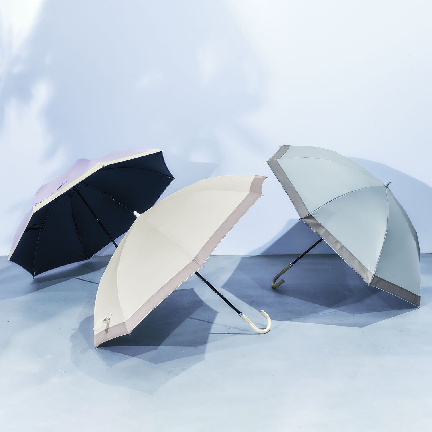 サンブロックラボ 遮夏クール晴雨兼用傘 ＜２段２ＷＡＹ＞