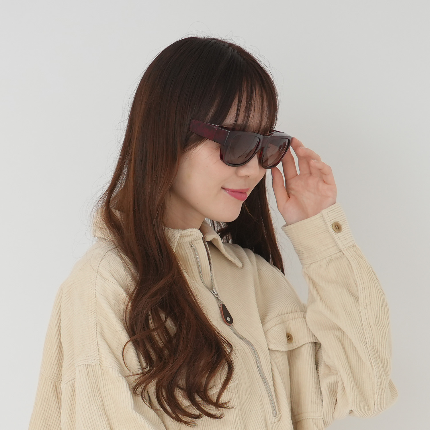 ＥＹＥＫＡＴＡ 偏光グラス採用 見た目すっきり 折りたたみオーバーグラス