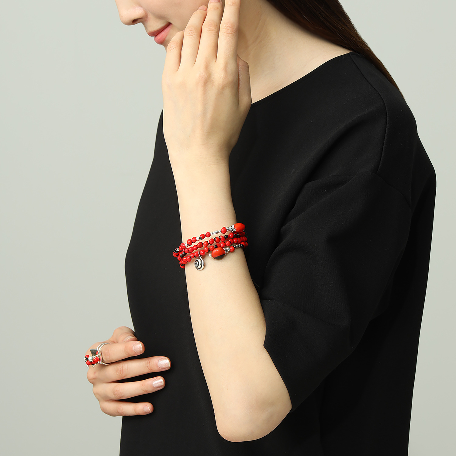 ビバック ブレスレット ＜運命の輪＞ “大地の女神”の象徴 金財・強運・守護・再生