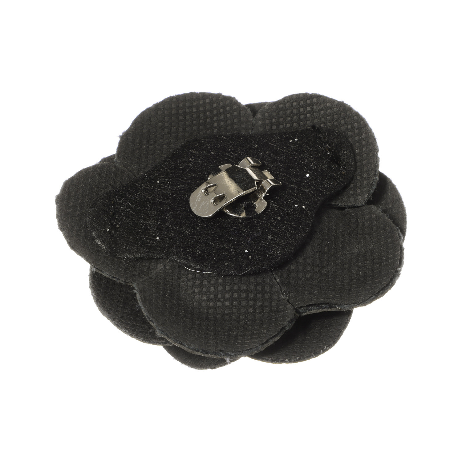 ゴムゴム 手作りコサージュ付 足に吸い付く履き心地 綺麗見せフラットシューズ