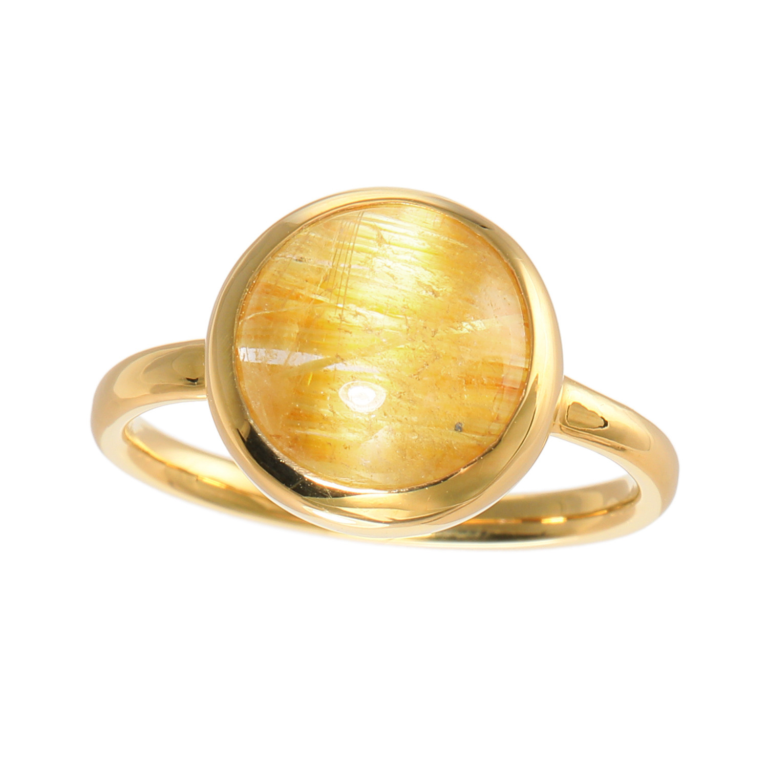 ルーチェペールドンナ シルバー ルチルクォーツ ソリティアリング