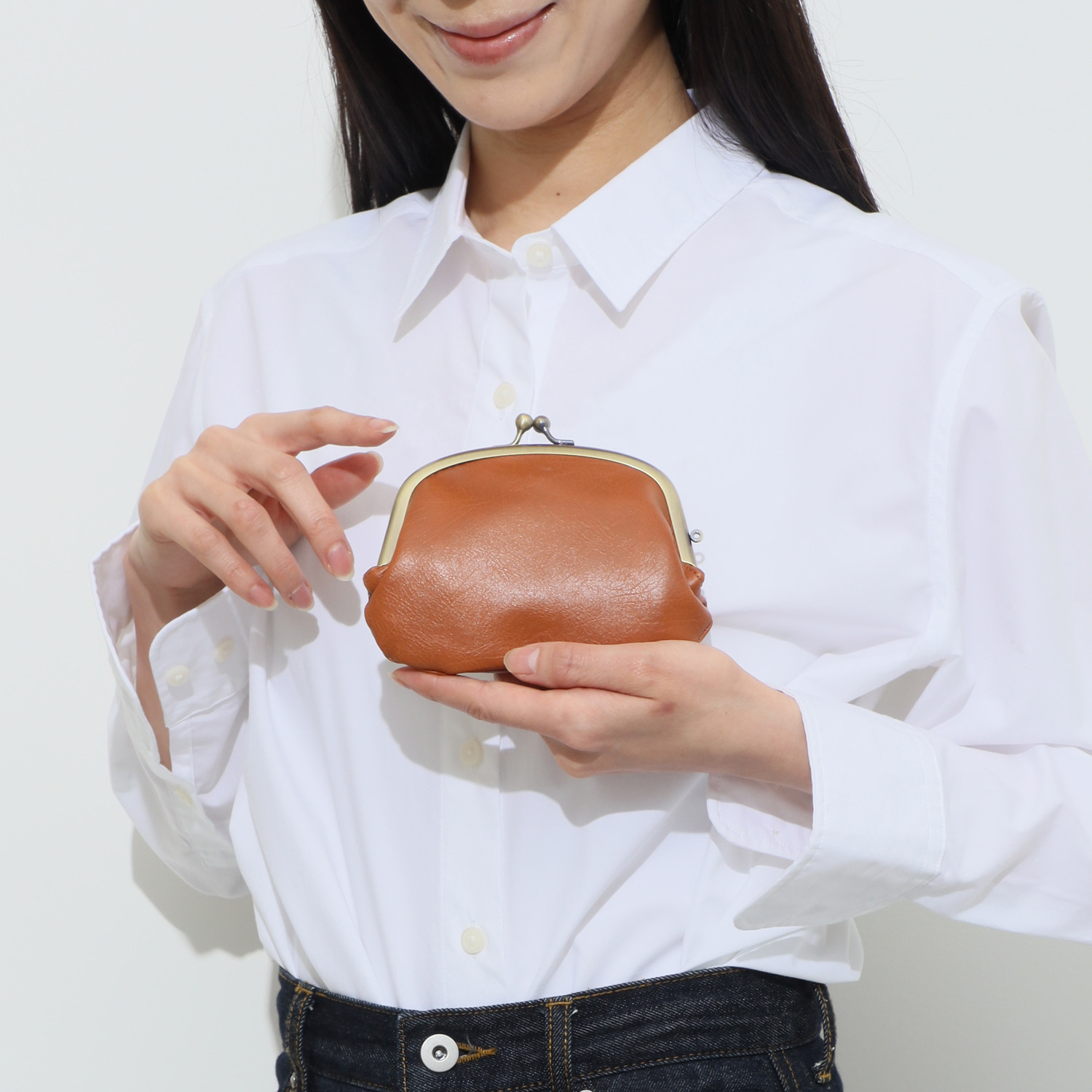 ラフィール 二重がま口ウォレット