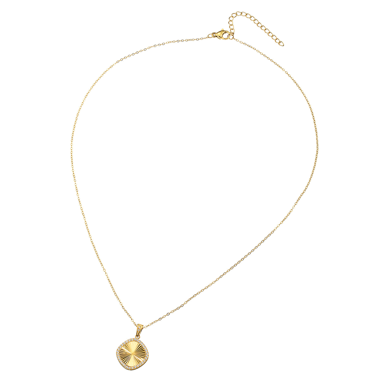 ステロ ステンレス ＣＺ フラッシュカットデザイン ペンダント