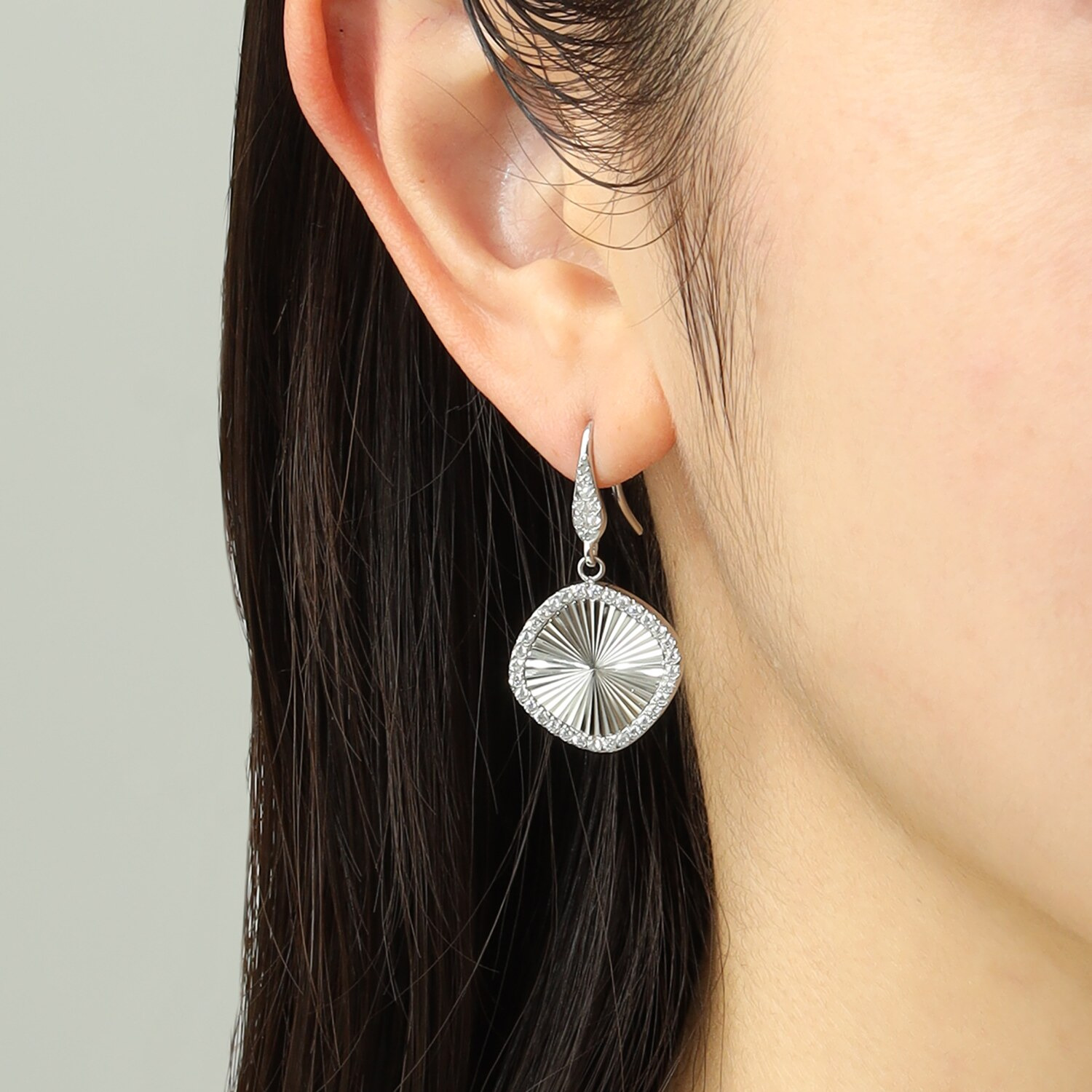 ステロ ステンレス ＣＺ フラッシュカットデザイン ピアス