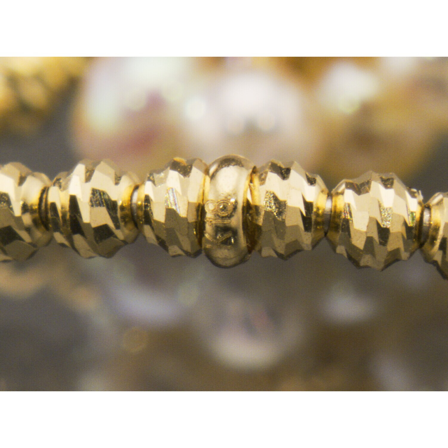 ペルラジオーネ １８Ｋ 無調色ベビーアコヤパール ツボミリング