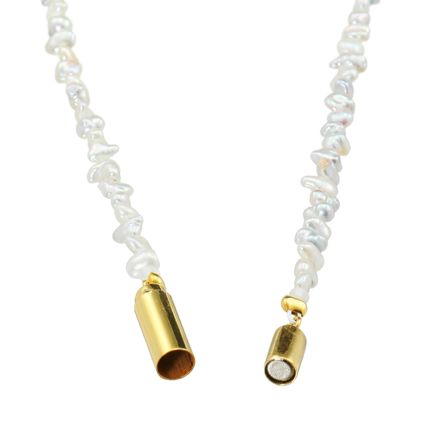 ペルラジオーネ １４Ｋ 黒蝶バロックパール＆ 国産アコヤケシパール ロングネックレス