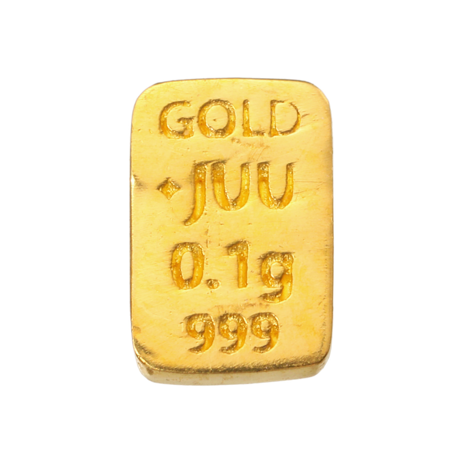 ジュウ 純金 金の延べ棒モティーフ ミニチュアバー（Ｒ）