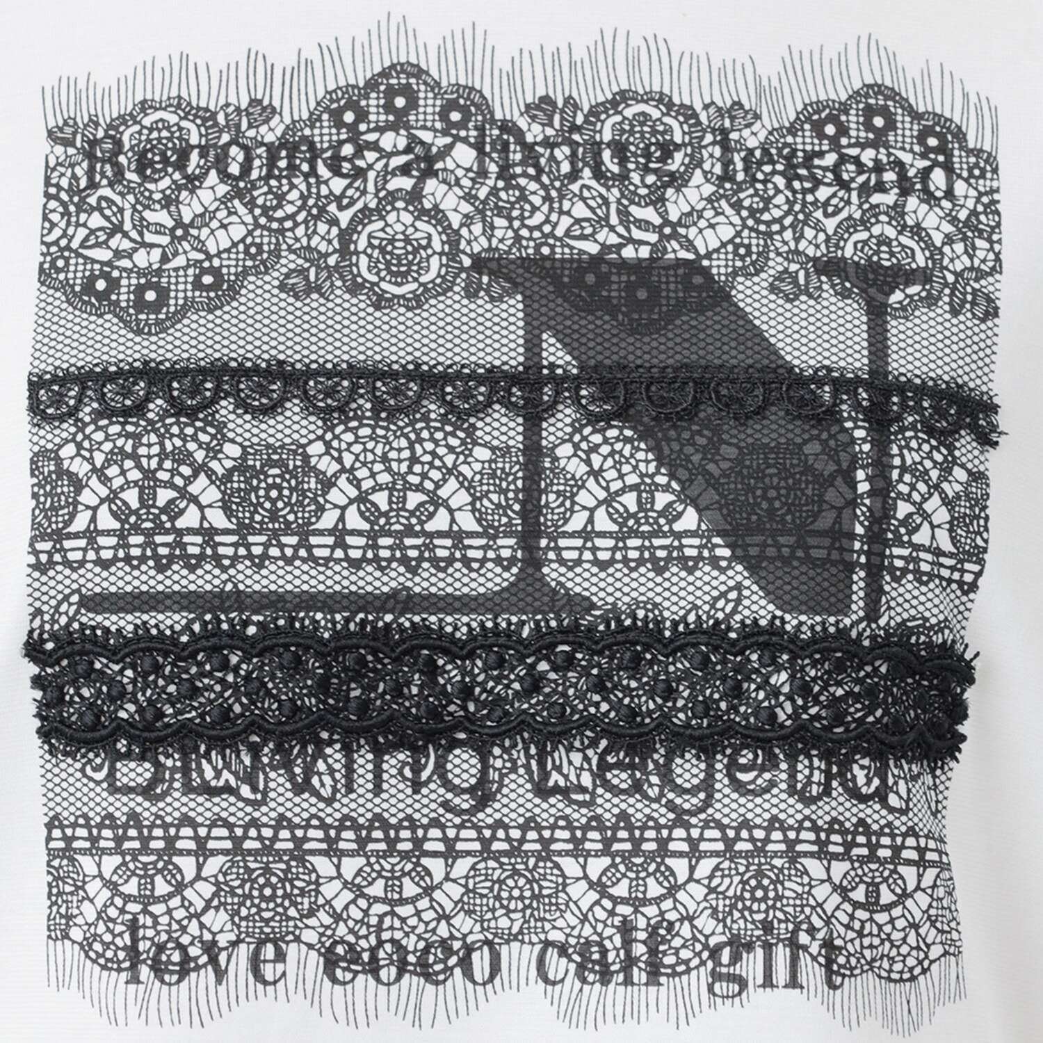 ノーボノーボ フォトプリント タック袖Ｔシャツ