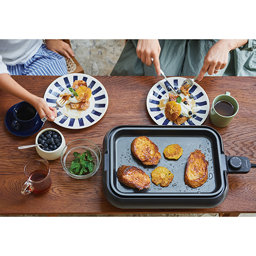 レコルト ヘルシーな蒸し料理も たこ焼きも楽しめる！ ホットプレート ＲＨＰ−１ 特別セット