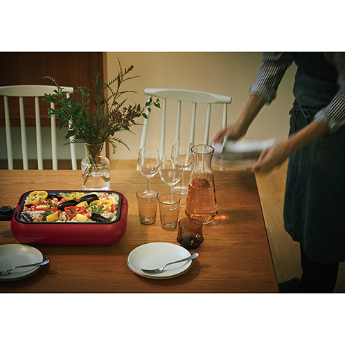 レコルト ヘルシーな蒸し料理も たこ焼きも楽しめる！ ホットプレート ＲＨＰ−１ 特別セット