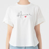 ノーボノーボ ロゴプリント ひら袖デザイン Ｔシャツ