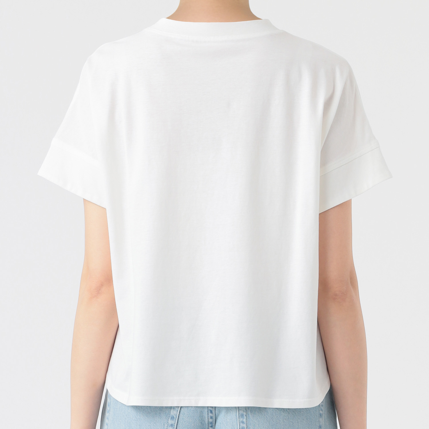 ノーボノーボ ロゴプリント ひら袖デザイン Ｔシャツ